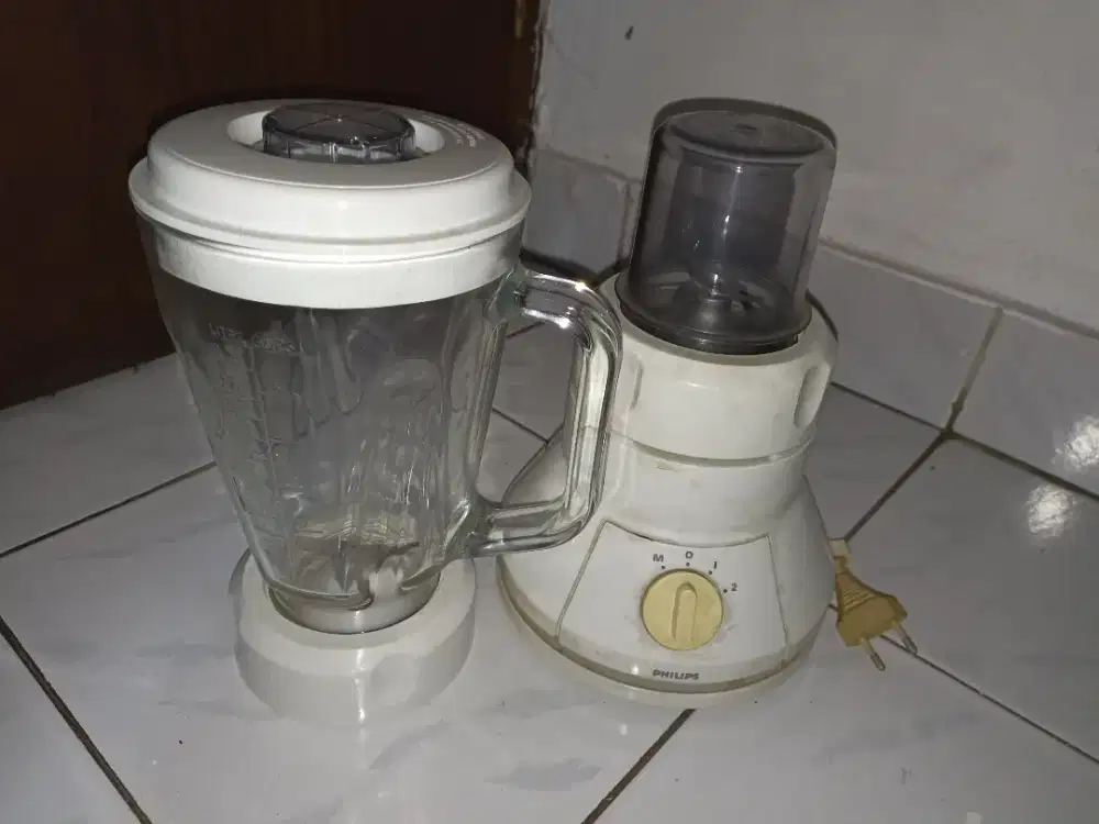 Blender Dan Chopper Kaca Philips Original Holland
