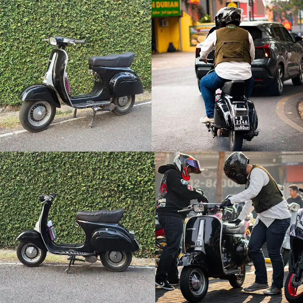 Vespa PTS Smallframe mesin swap super strada
