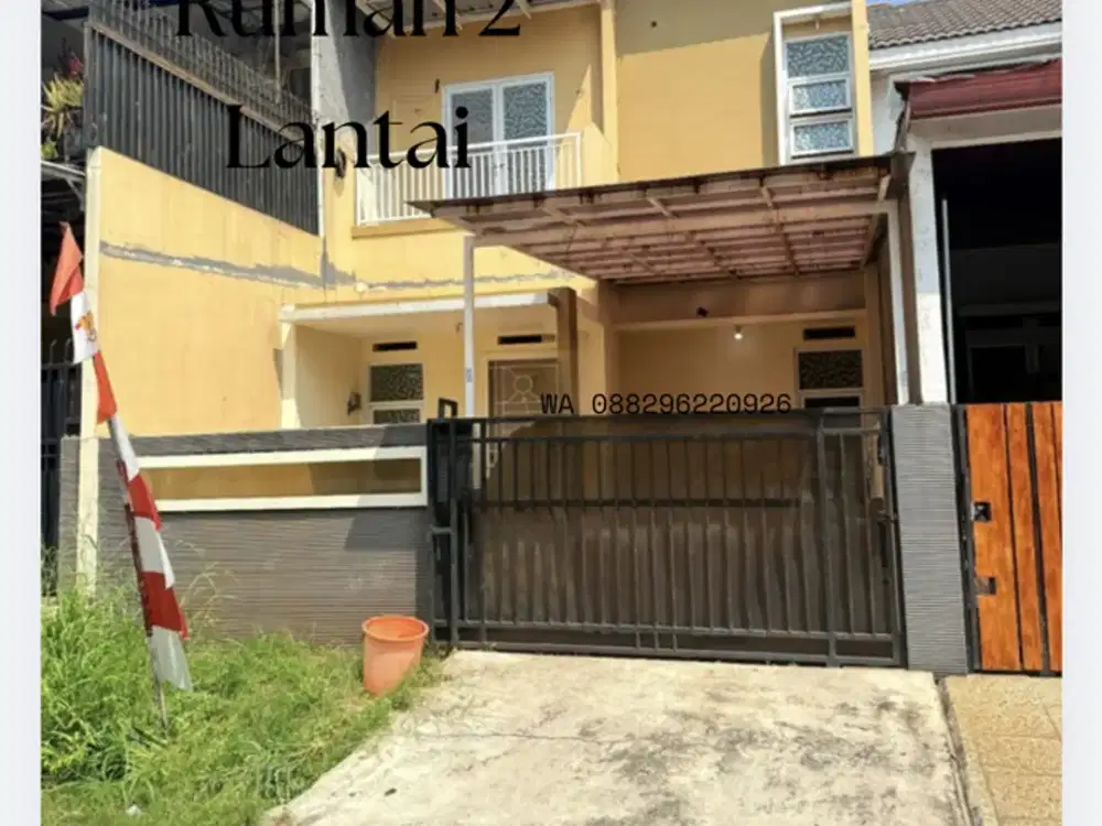 Disewakan rumah pinggir jalan puri beta 2 cocok untuk usaha dan huni