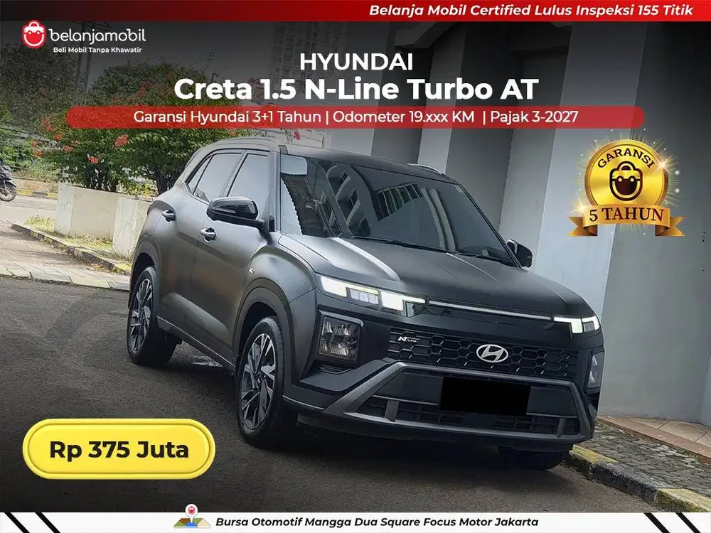 [ LIKE NEW ] Hyundai Creta 1.5 N-Line Turbo AT 2025/2026