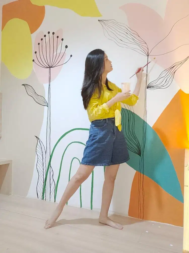 Mural lukis tembok