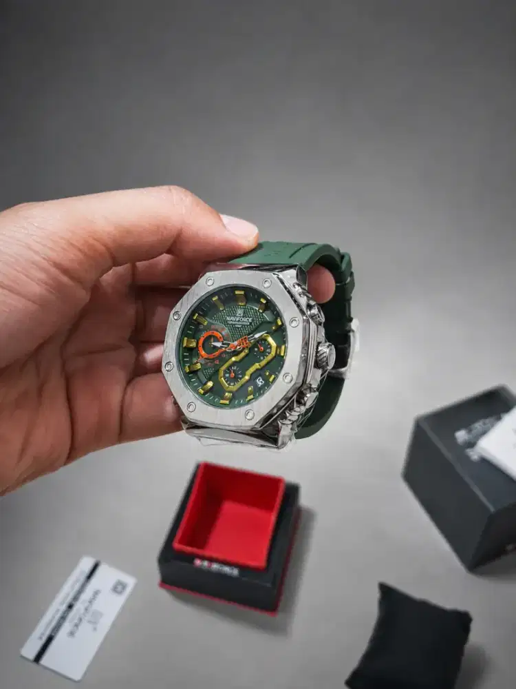 NAVIFORCE NF-8035G Original – Jam Tangan Pria Kondisi Baru