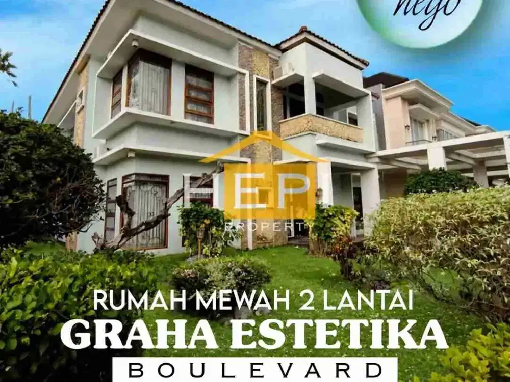 Rumah Mewah 2Lantai Graha Estetika Dekat Tol n Undip Tembalang Full Furnish