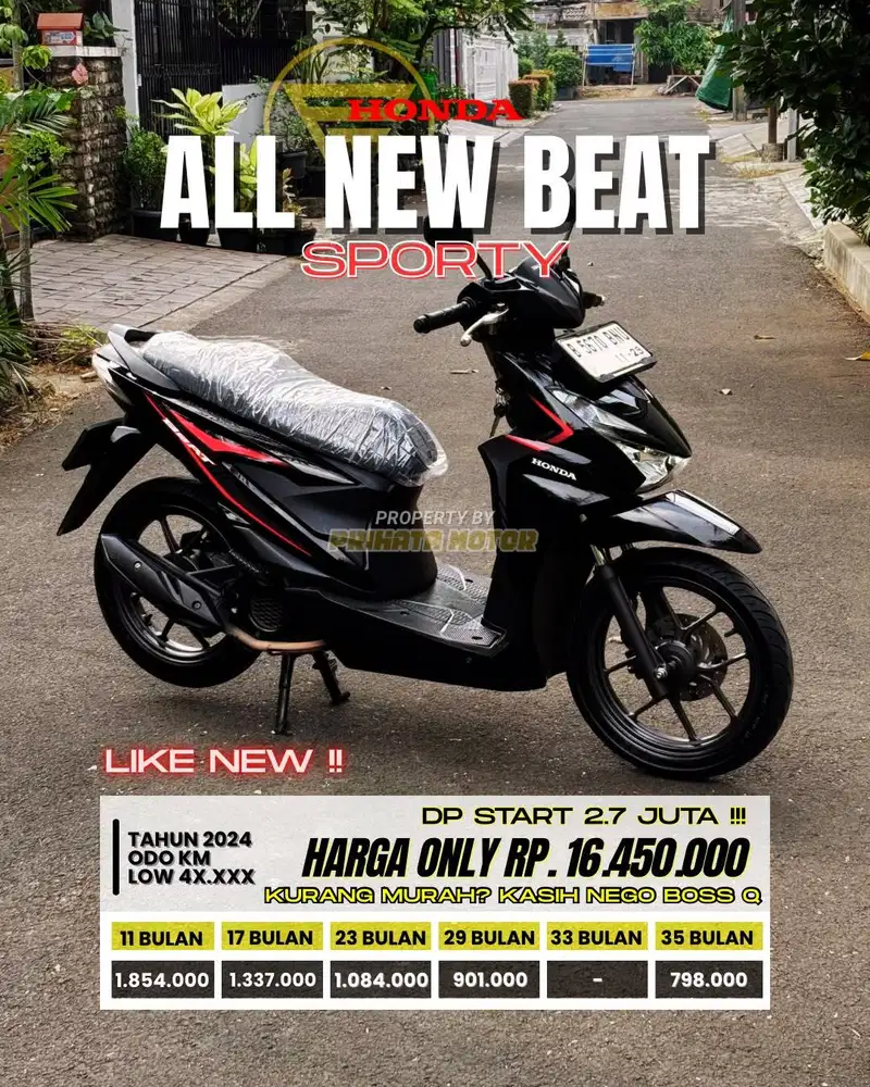 HONDA ALL NEW BEAT SPORTY 2024 !!!
