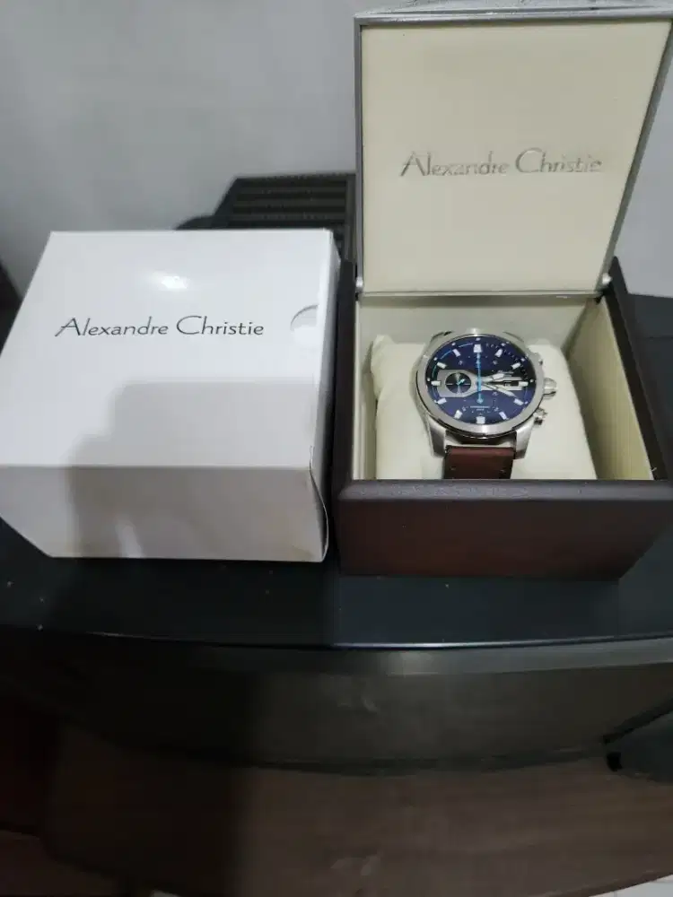 Alexandre christie 6562MC chrono tgl aktif leather mulus fullset sby