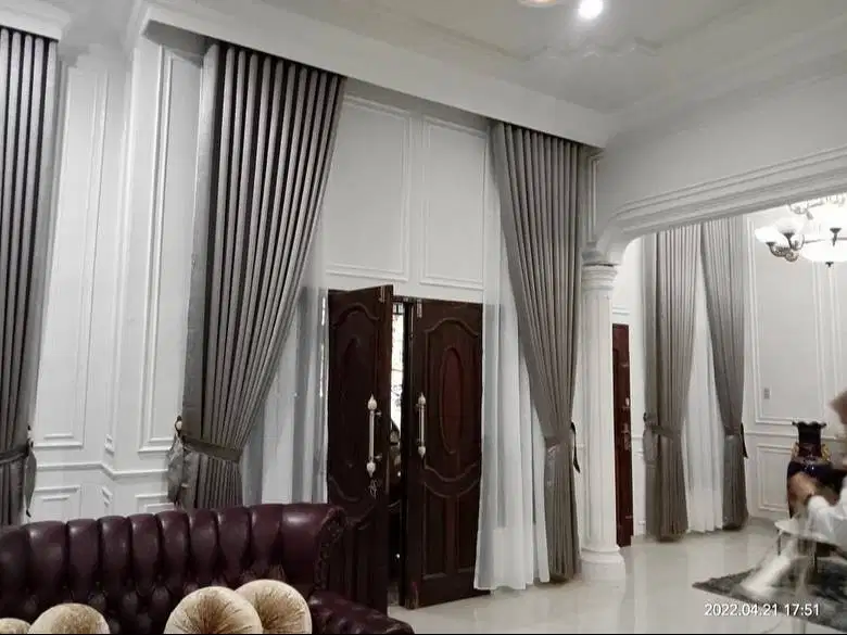 Menerima Pemasangan Gorden Wallpaper Dinding 3D Gordyn Hordeng Korden