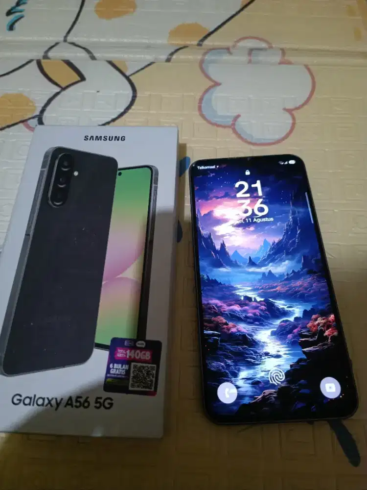 Hp Samsung a56 5g ram 8+/256 lkp box ORI sein
