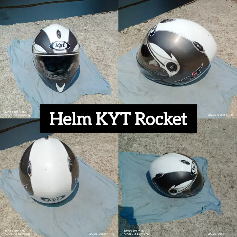 Pahami deskripsi Helm KYT Rocket second