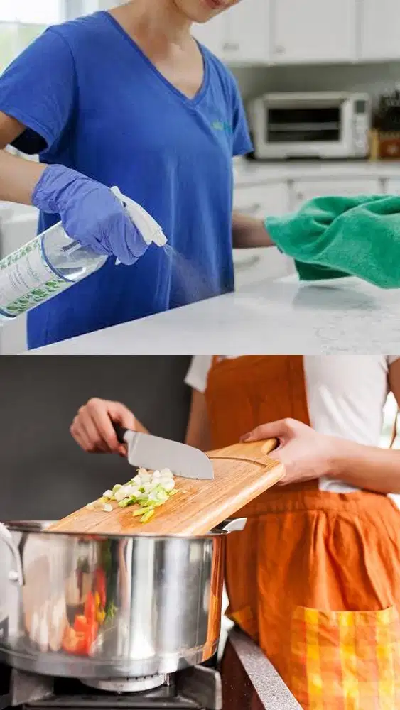 Cleaning and cooking