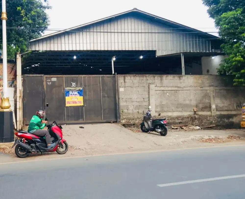 GUDANG DiJUAL jalan raya Kalimulya Cilodong Depok