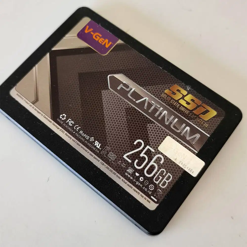 SSD V-GeN Platinum 256GB SATA 3 2.5 | SSD Laptop PC | Second