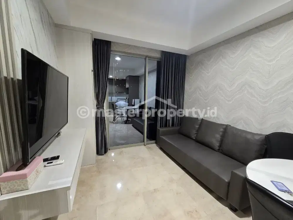 Disewakan Apartemen Gold Coast PIK, 1BR, 51m², Full Furnish