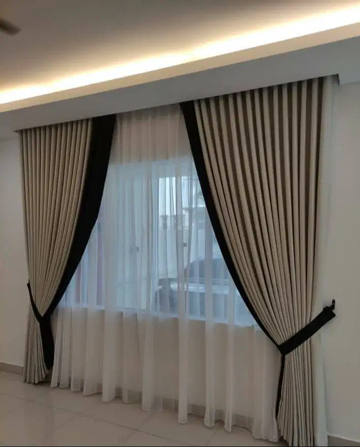 Menerima Pemasangan Gorden Wallpaper Dinding 3D Gordyn Hordeng Korden