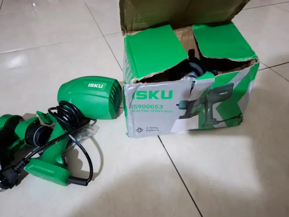 Electric spray gun isku( alat cat semprot motor)