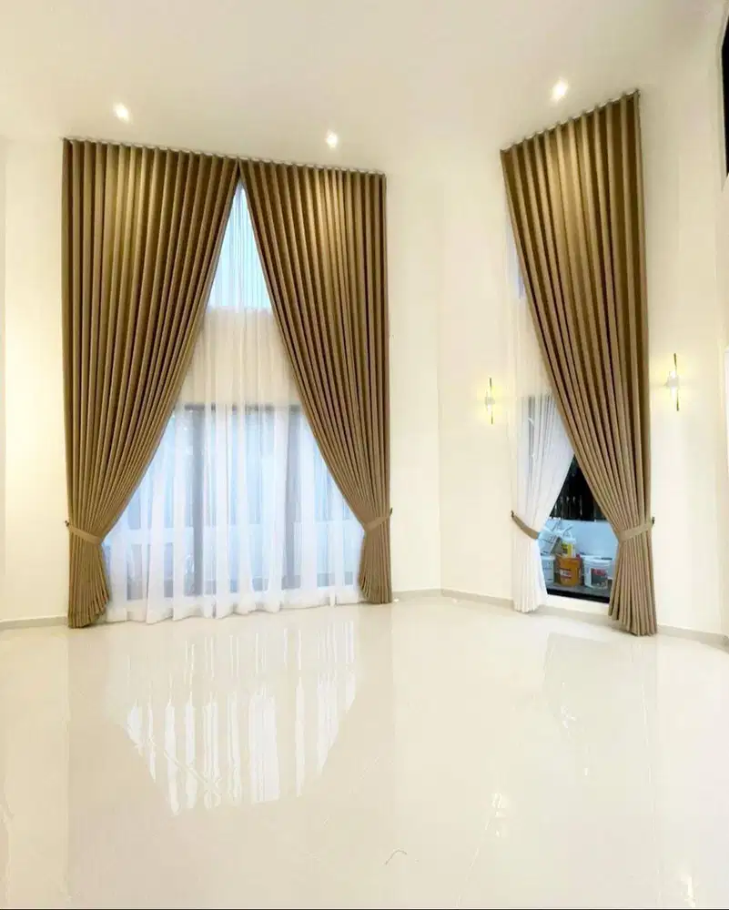 Jual Gorden Jendela & Pintu Gordyn Model Terbaru Wallpaper Dinding 3D