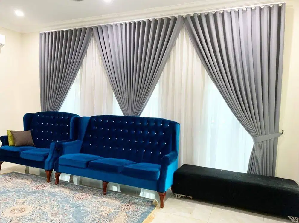 Jual Gorden Jendela & Pintu Gordyn Model Terbaru Wallpaper Dinding 3D