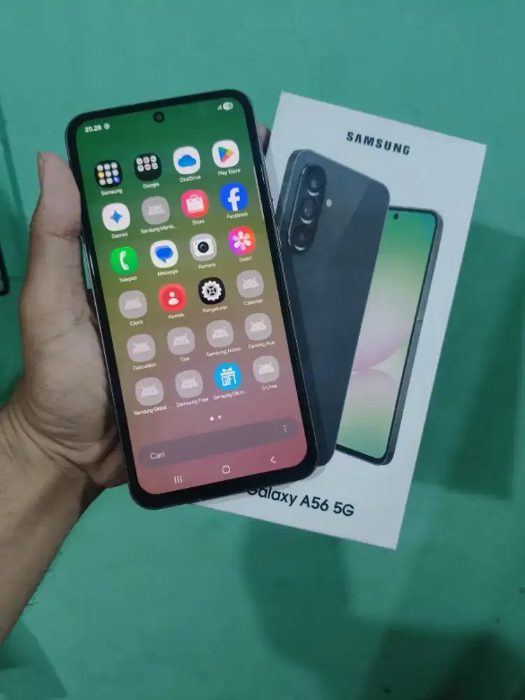 Samsung a56 ram 8+8/256 finger on