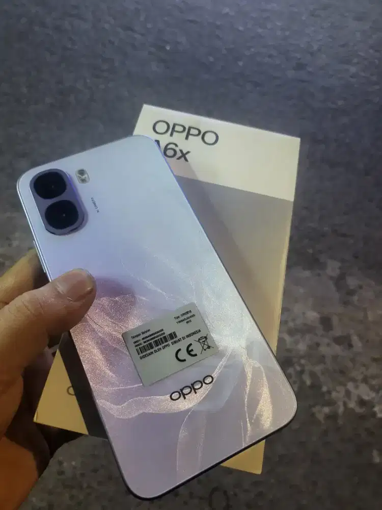 Jual oppo A6x ram4+8/64 fullset