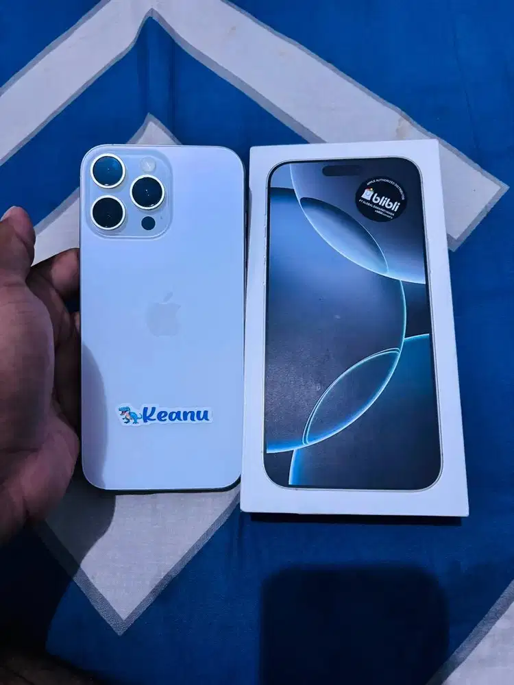 Iphoen 16 Pro Max 256 Fullset Like New eks Blibli