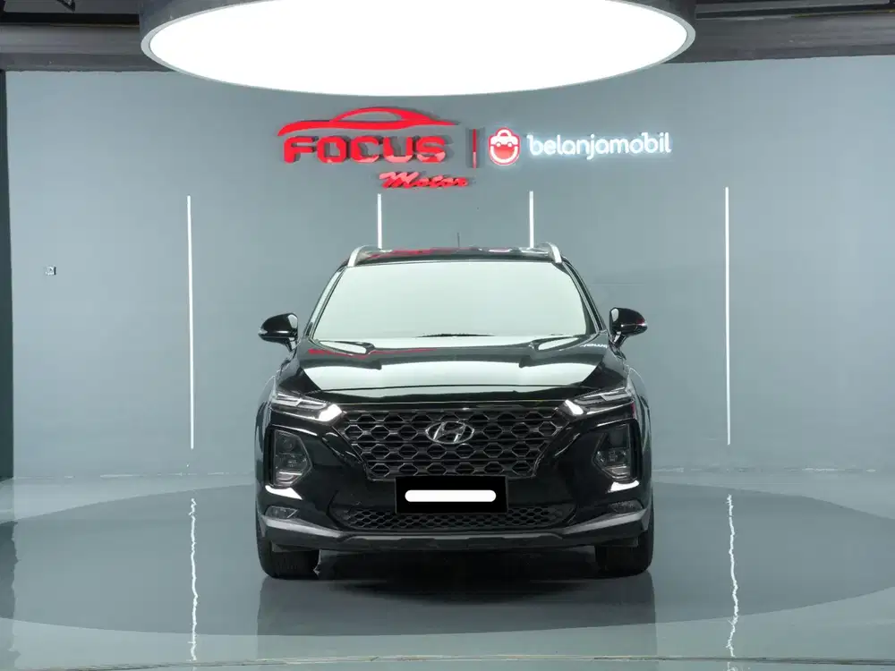 Km 53rb hyundai santafe santa fe gls 2018 pakai 2019 hitam matic