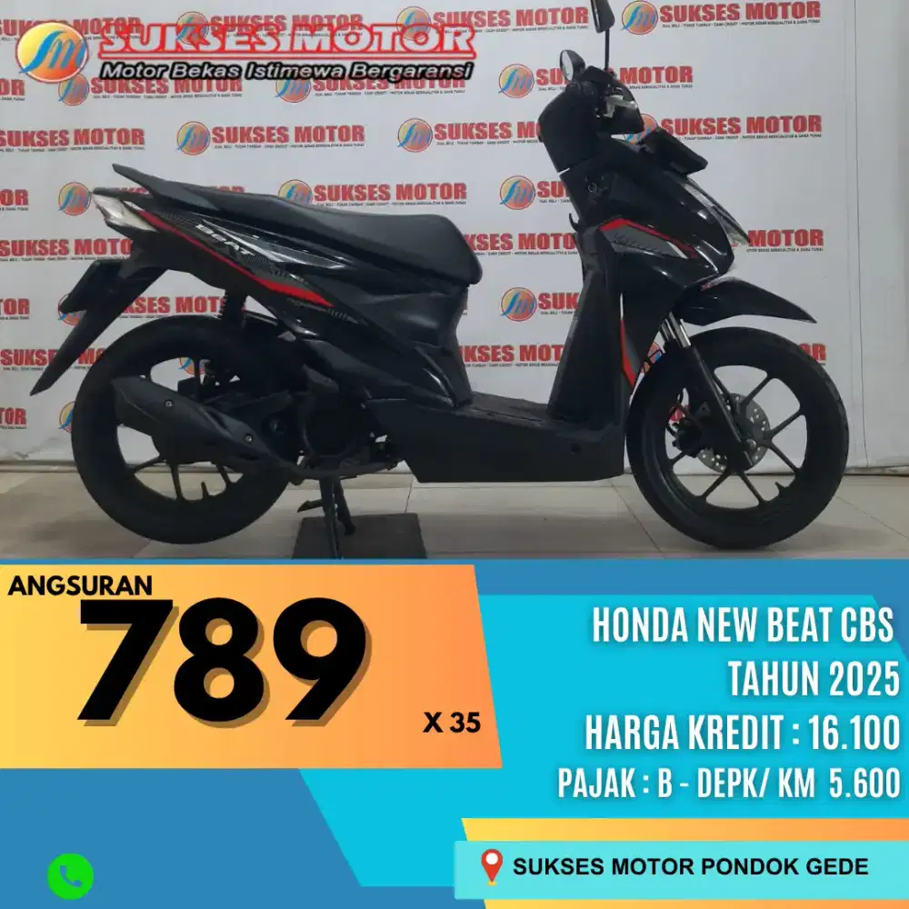 Beat CBS 2025 ANGSURAN HANYA 771