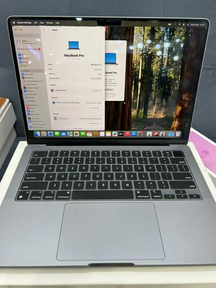 MacBook Pro M3 14-inch , Space Grey , 8/1TB IBox