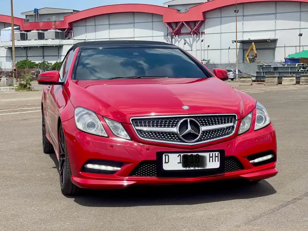 TERMURAH MERCEDES BENZ E250 CABRIOLET 2013 MERAH
