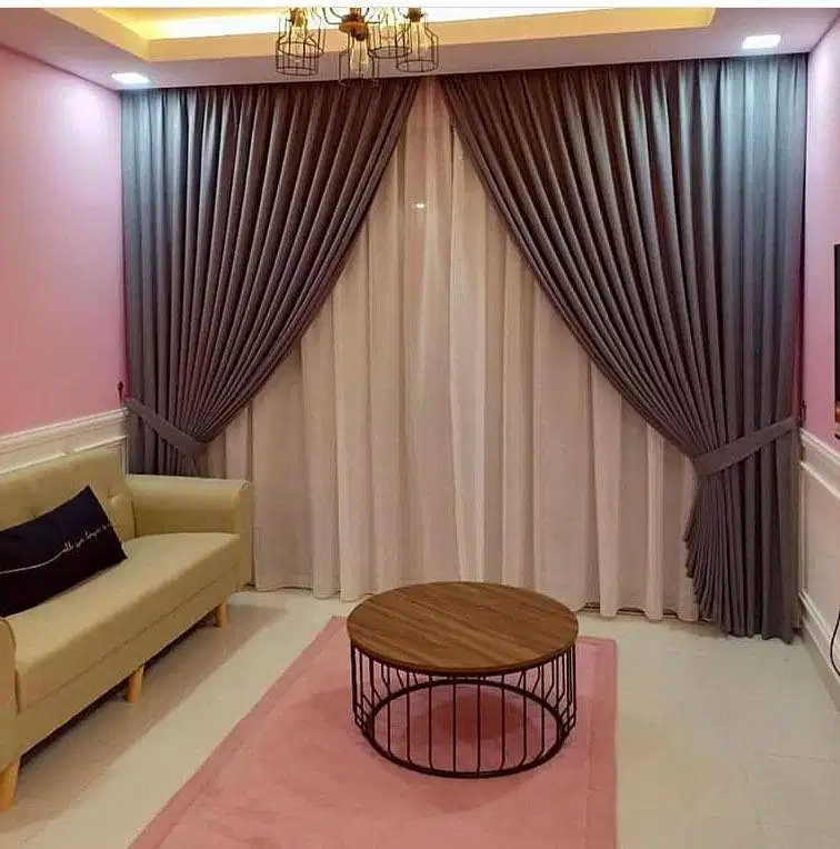 Menerima Pemasangan Gorden Wallpaper Dinding 3D Gordyn Hordeng Korden