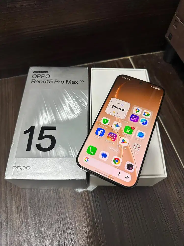 Oppo Reno 15 Pro Max 12/512gb Garansi On Februari 2027