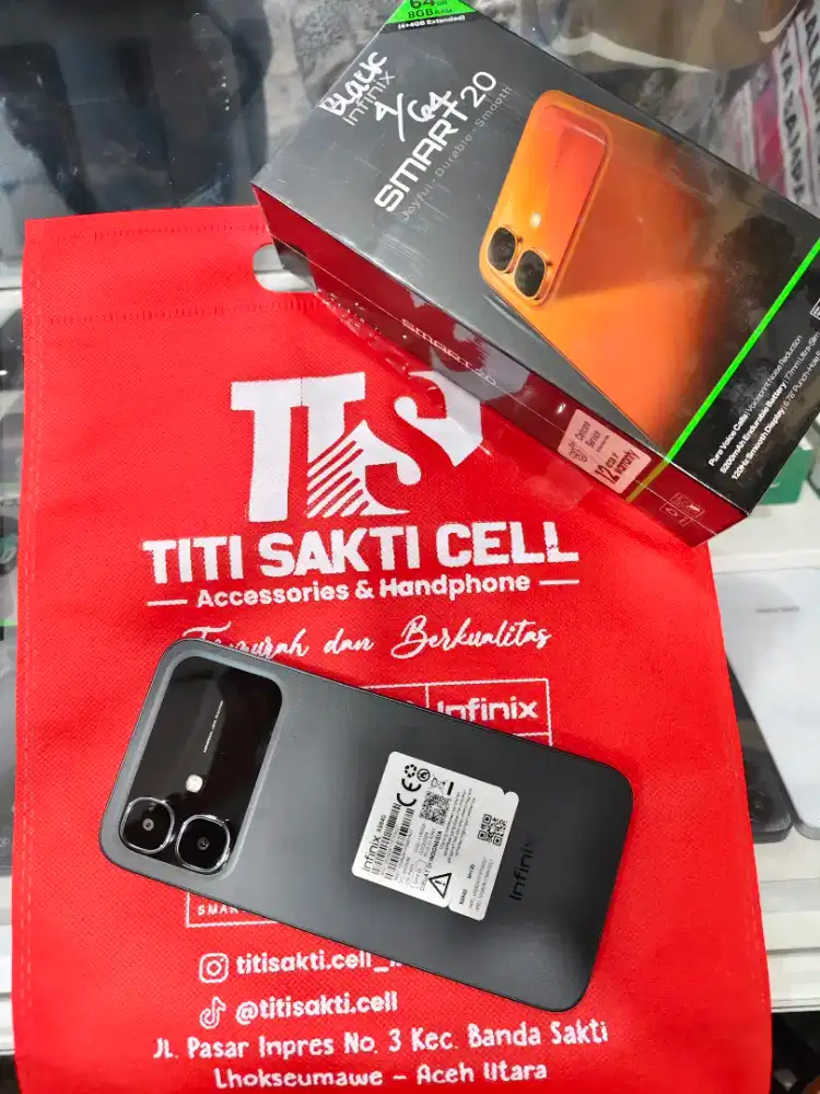 Infinix smart 20 4/64 hp baru segel promo