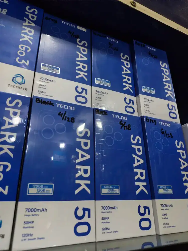 Tecno spark 50 promo hp baru segel