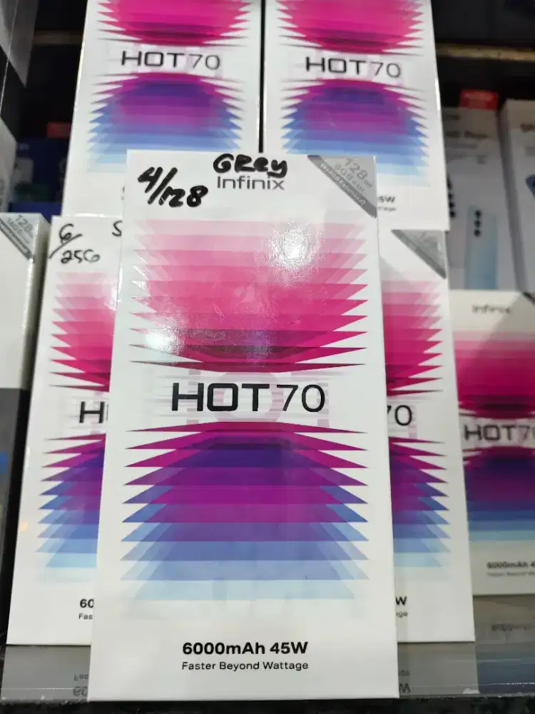 Infinix hot 70 4/128 promo hp baru new segel