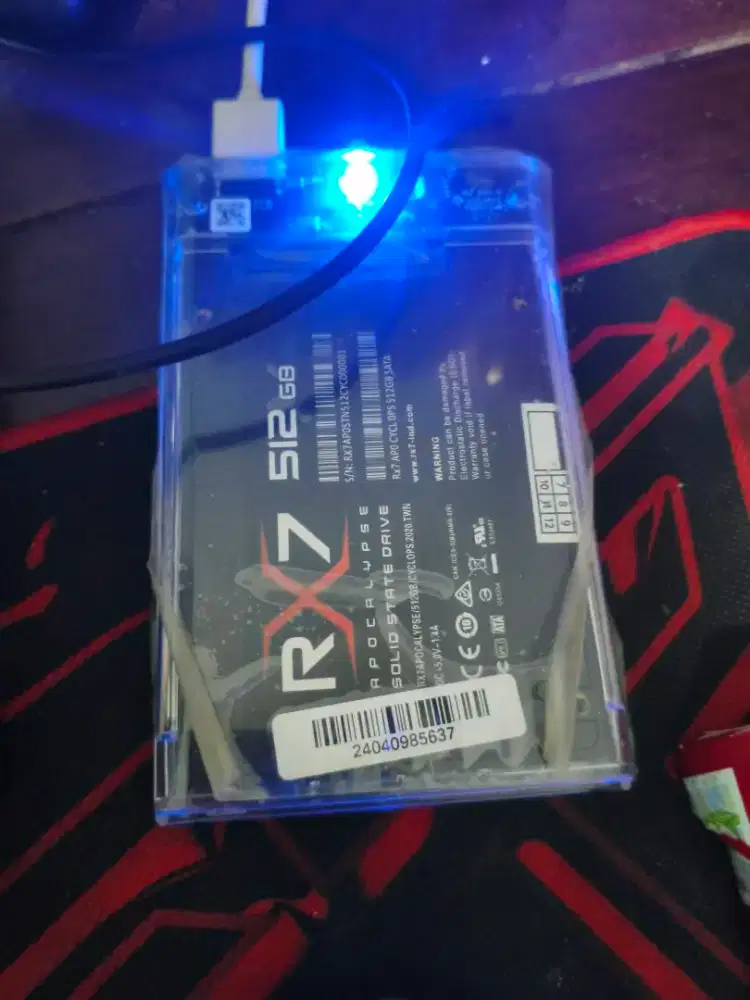 SSD RX7 2.5 512GB - HEALTH 100 - NO MINUS