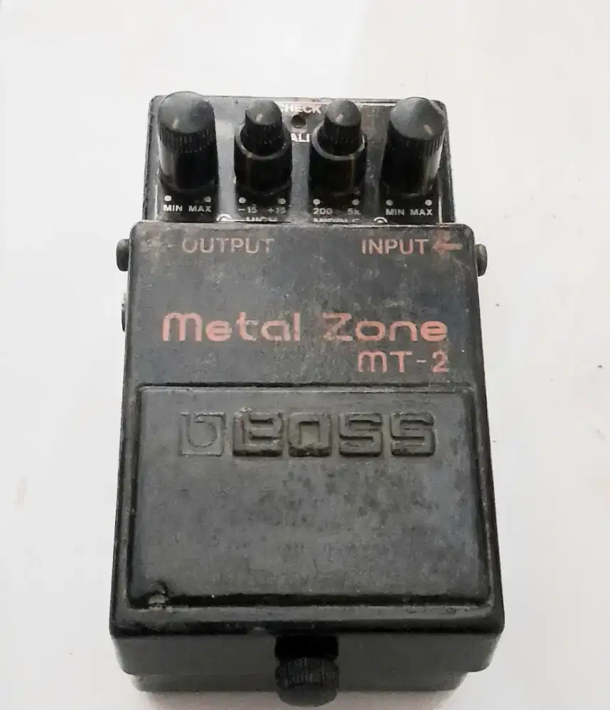 Efek gitar Metal Zone boss bukan gitar listrik bas ampli updown headle