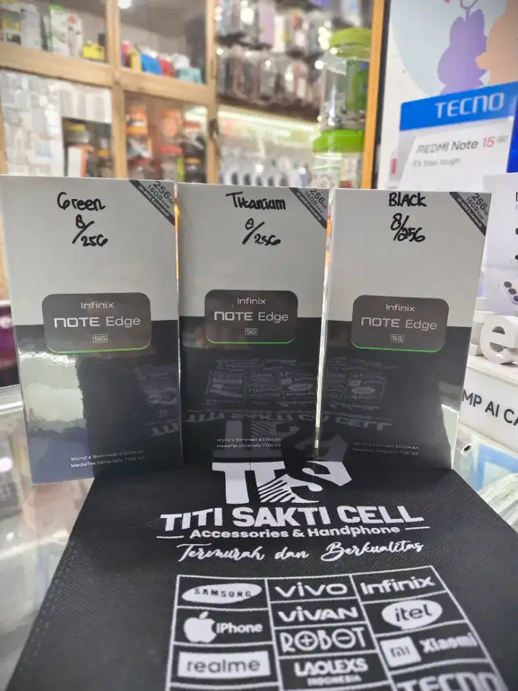 Infinix note edge 8/128 promo hp baru new