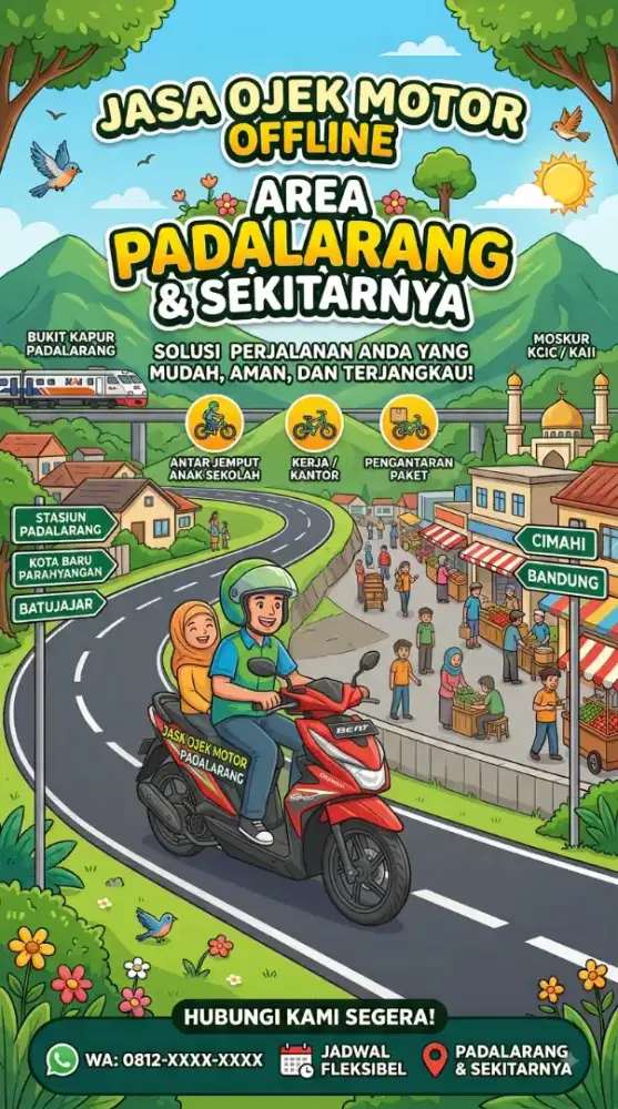JASA ANTAR JEMPUT, OJEK PRIBADI, JASA ANTAR BARANG