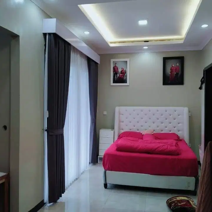 Gorden Vertikal/Vertical Blinds Roll/Roller Krey Wallpaper Dinding 3D