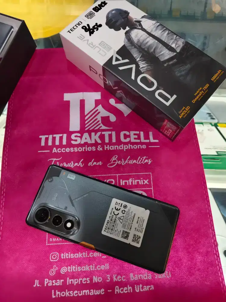 Tecno pova 7 curve 8/256 promo hp baru