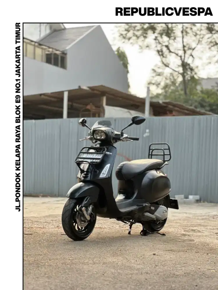DIJUAL VESPA SPRINT NOTTE 150 IGET ABS LED THN 2019 PERFEC CONDITION