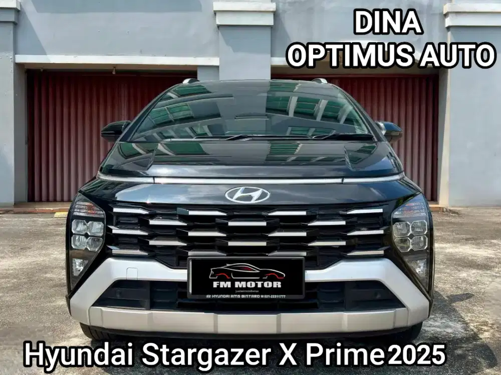 Hyundai Stargazer X PRIME 2025 AT 1.5, Km 15Ribu, Pajak MEI 2027