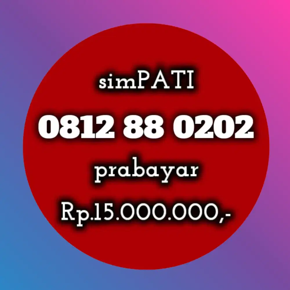 NOMOR CANTIK SIMPATI 0202
