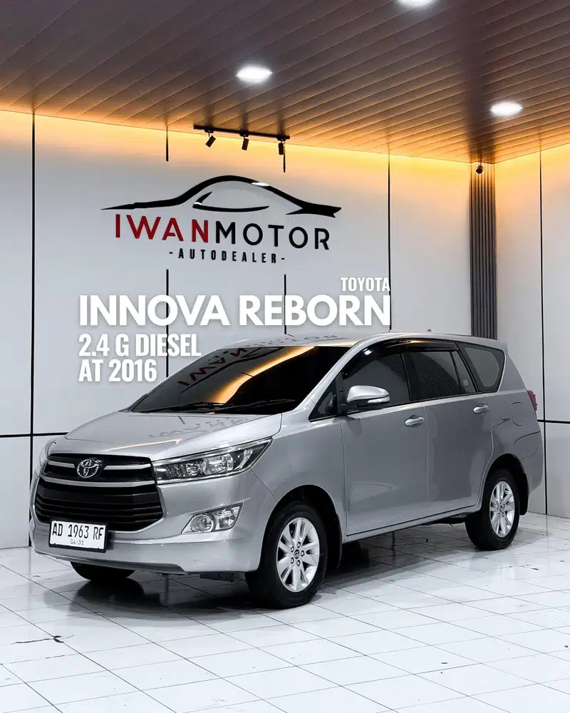 Plat AD! Toyota Innova Reborn 2.4 G Disel AT Tahun 2016