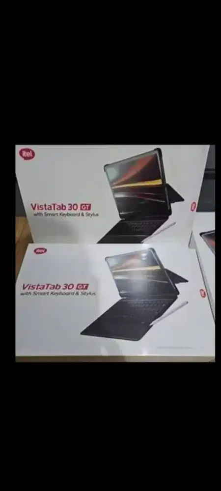 Tablet itel Vista tab 30 GT SIM card+ flipcase keyboard stylus pen