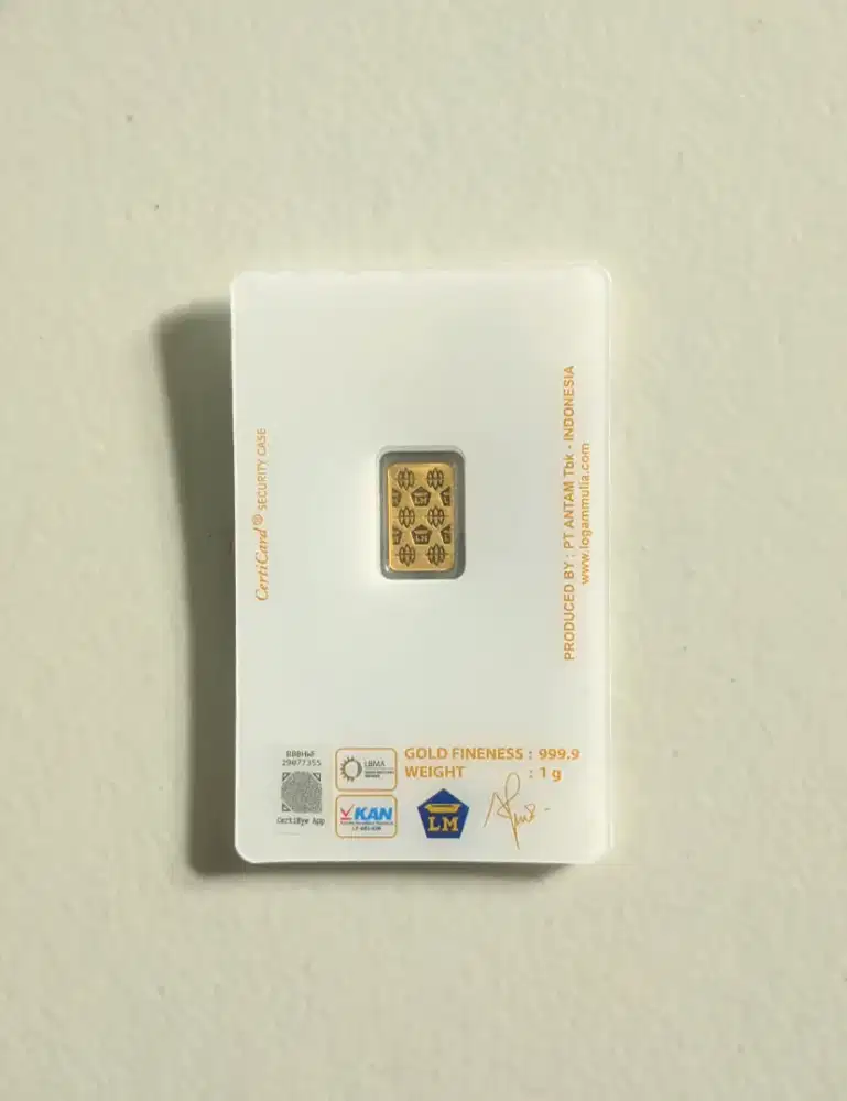 Emas antam resmi