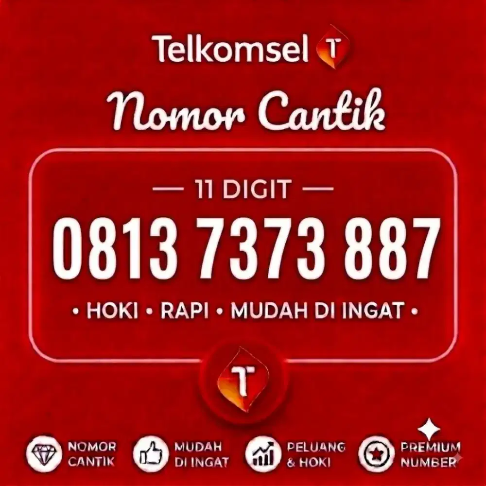 Nomor Cantik Telkomsel 11digit 788 3338