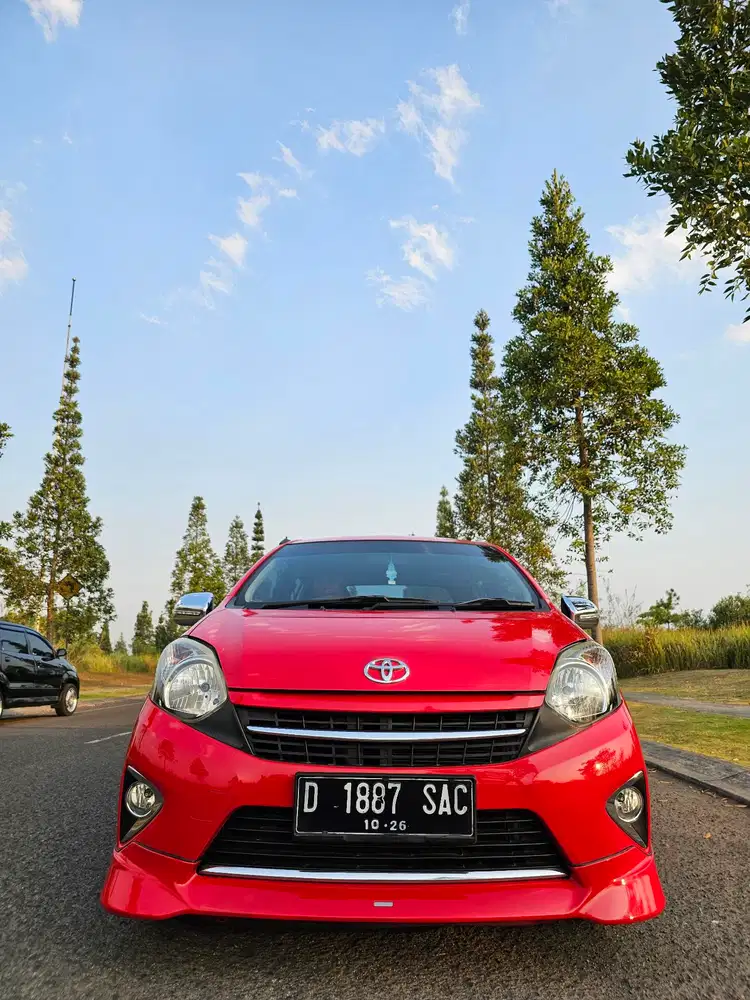 Agya G Trd Sportivo 2016 A/T Merah KM Low Good Cindition