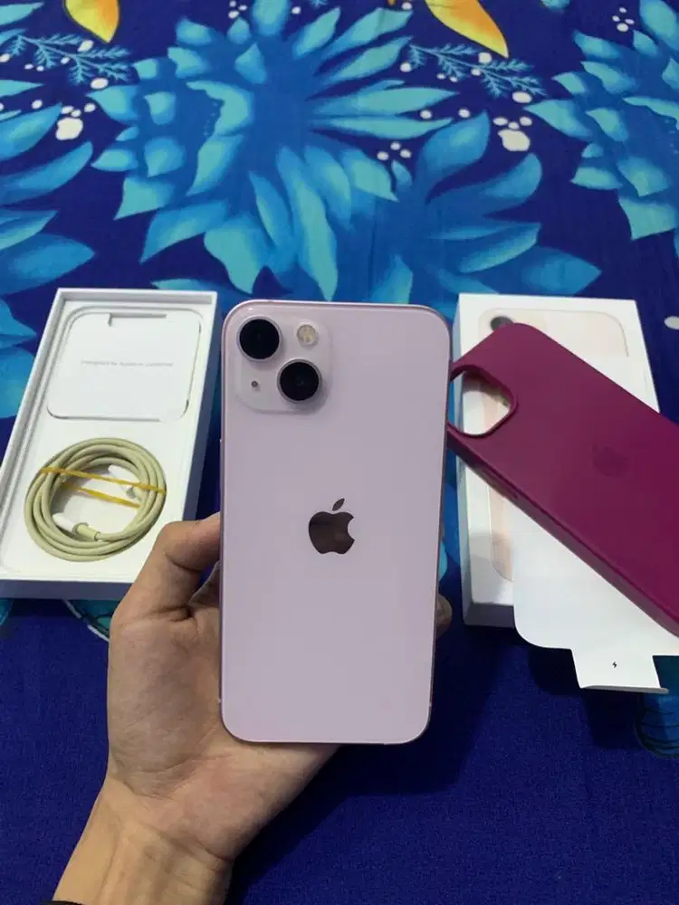 IPHONE 13 PINK 128GB RESMI IBOX FULLSET ORI