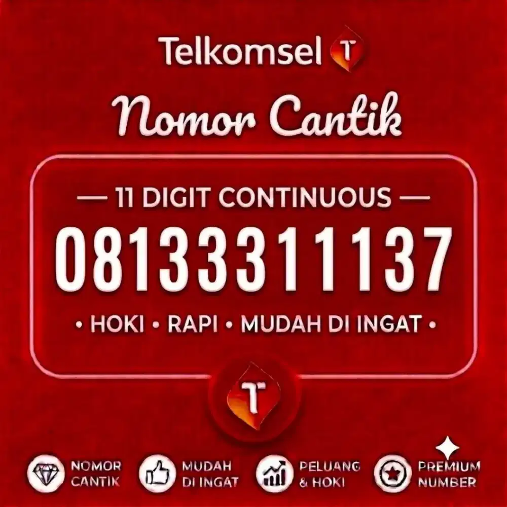 Nomor Cantik Telkomsel 11digit 5G