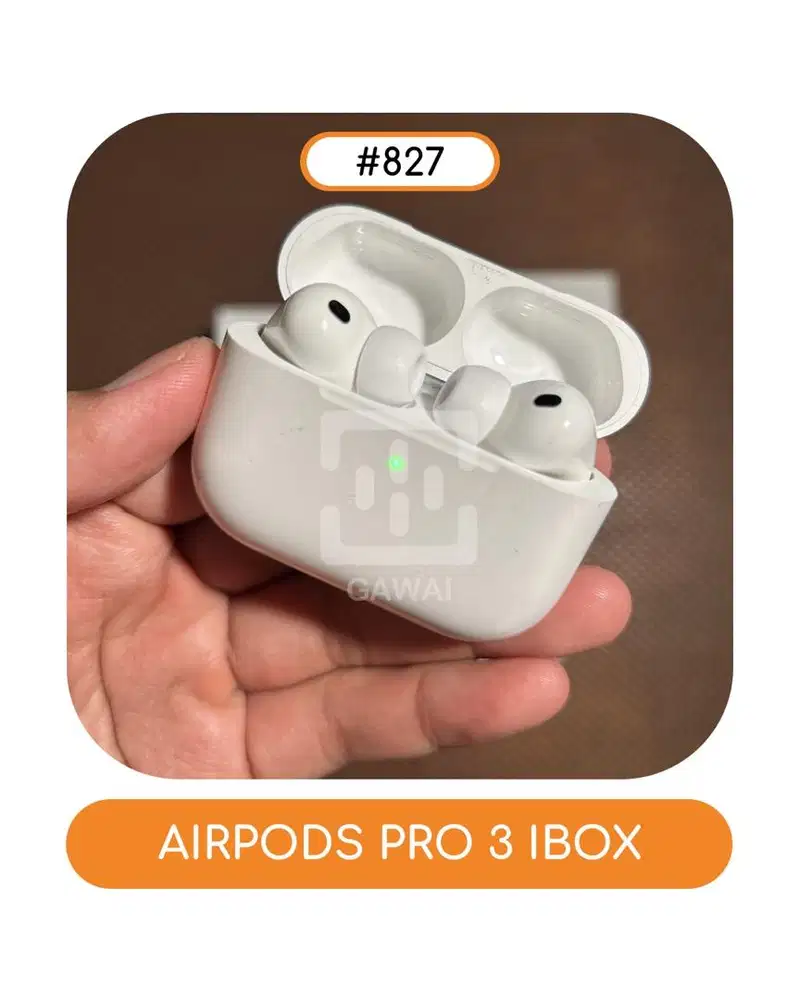 #827 Airpods Pro Gen 3 Ibox Garansi 25 April 2027