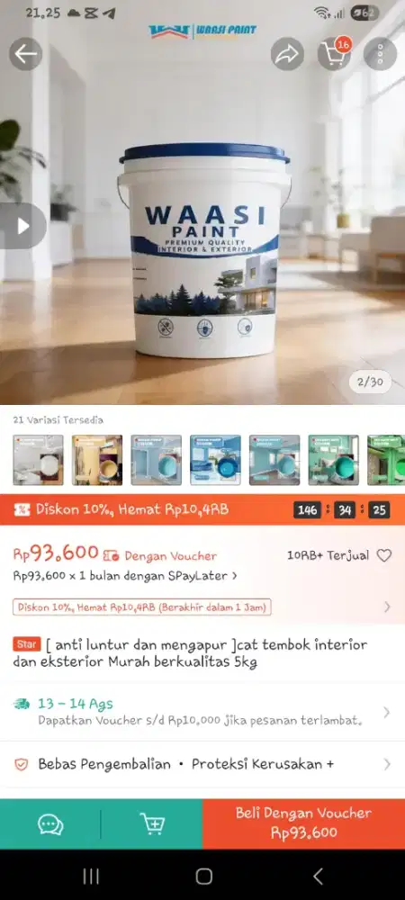 Cat 5kg waasi paint